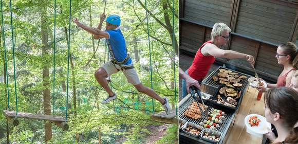 Im Hamburger-Sachsenwald: Klettern & Grillen