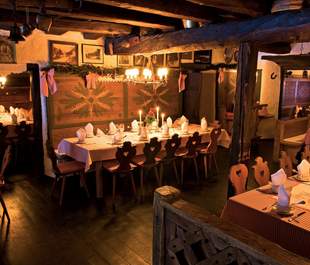 Gasthaus Baumgarten, Abendessen, Erlebniswelt