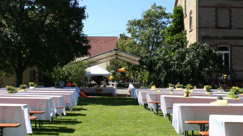 Große Fläche für Ihr Event! Sommerfest auf dem Weingut