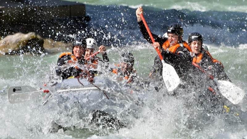 Rafting zur Alpen Adventure Alpen Adventure