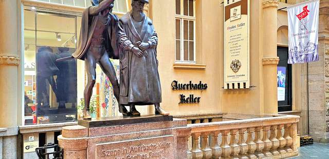 Auerbachs Keller in Leipzig gibt es seit über 500 Jahren.