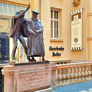 Auerbachs Keller in Leipzig gibt es seit über 500 Jahren.