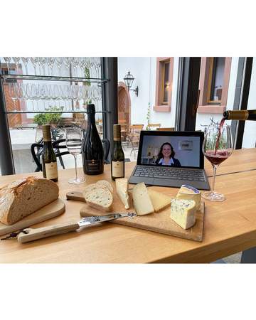 Wein-Käse-Degustation online@Home Weingut Wilhelmshof Wein-Käse-Degustation