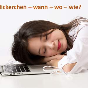 New Work New Break: Power Napping wirkt