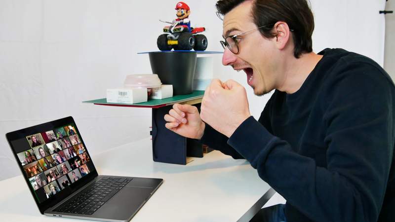 Spannung bei der Online Team Challenge von temazing