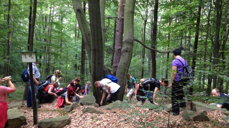 Geocaching Team - Event im Grünen