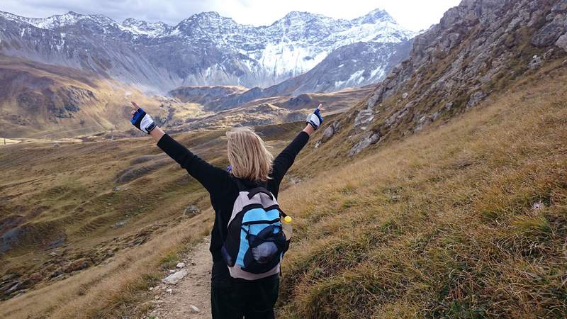 Nachhaltige Wanderung