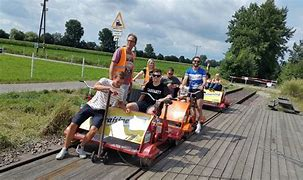 Draisinenfahrt auf Pfälzisch