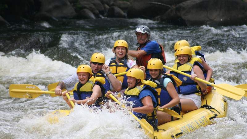 Rafting während einer Incentive-Reise