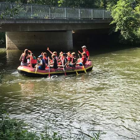 Isar-Flussfahrt Isarauen