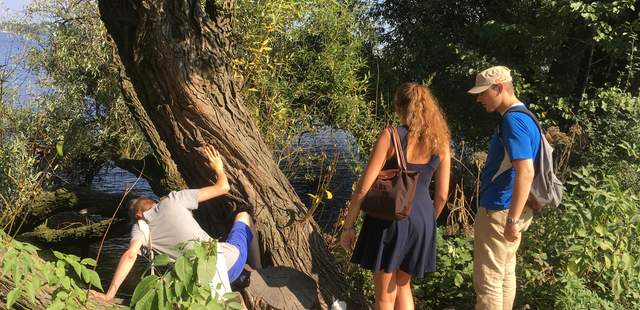 Geocaching an der Alster Geocaching Kriminell