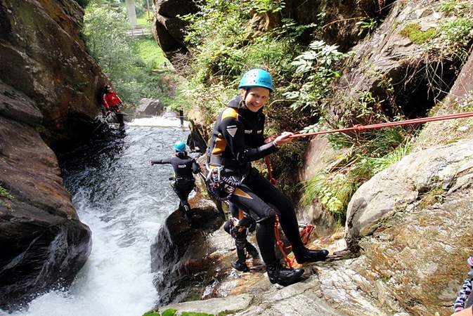 Cayoning mit BBQ im Ötztal oder am Gardasee