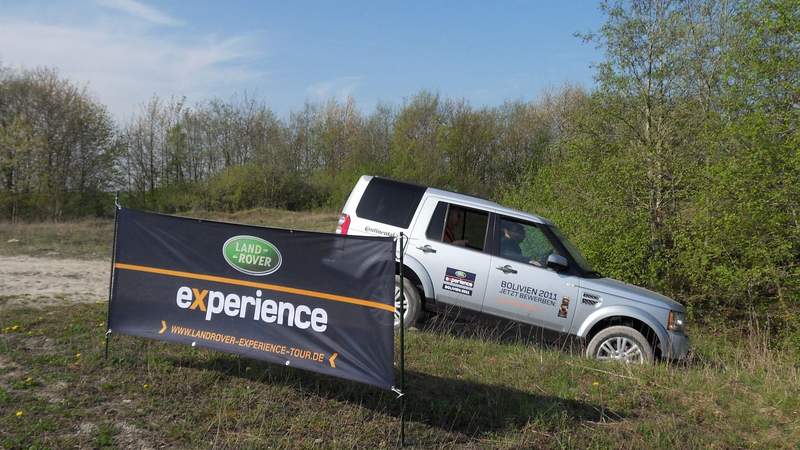 Offroad fahren im Steinbruch