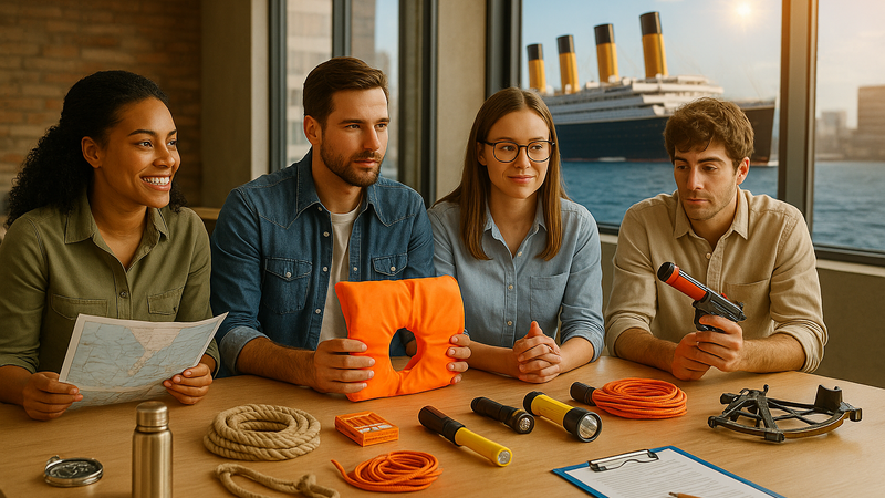 Rettet die Titanic! Innovatives Teambuilding.