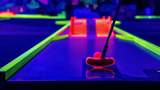 Schwarzlicht Minigolf 3 D Farbrausch
