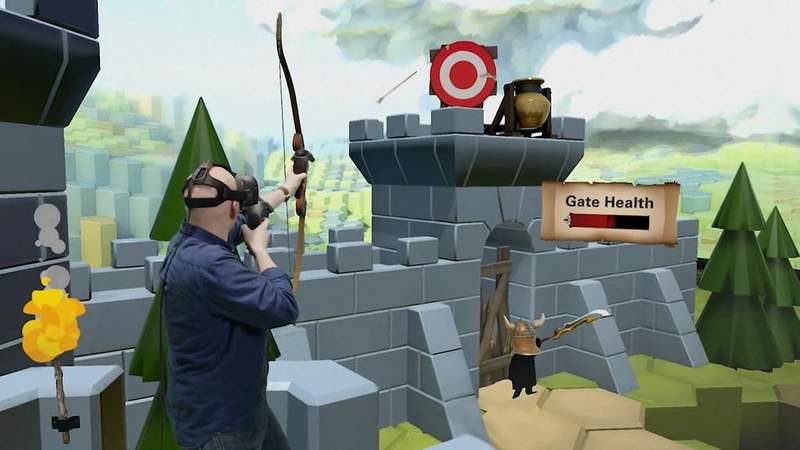 Bogenschießen Junggesellenabschied in Virtual Reality