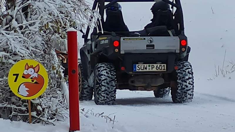 Winter Quad Teambuilding-Safari Fuchsjagd