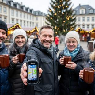 GPS Weihnachtsschatzsuche durch Hamburg