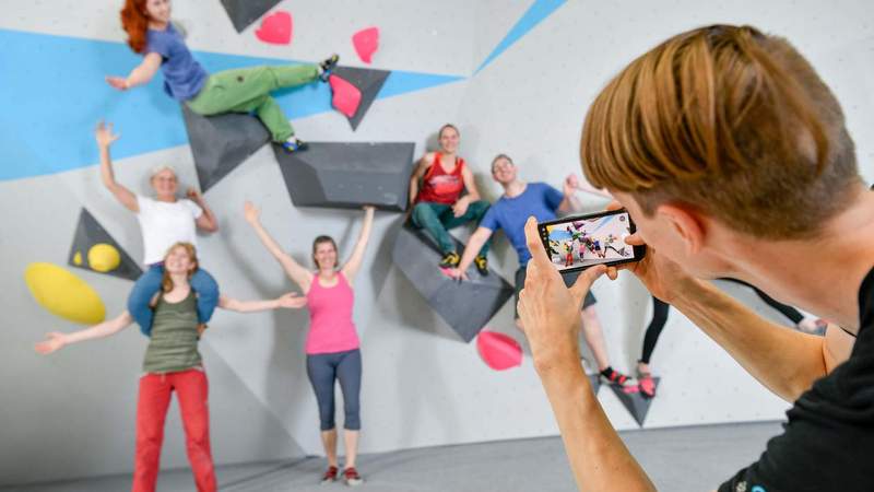 Zusammen stark: Teamevent in der Boulderhalle