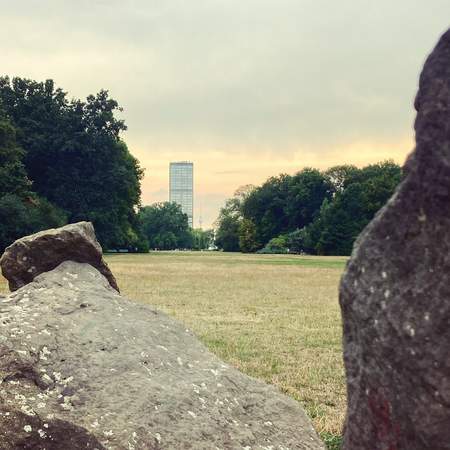 Geocaching+ im Treptower Park Berlin