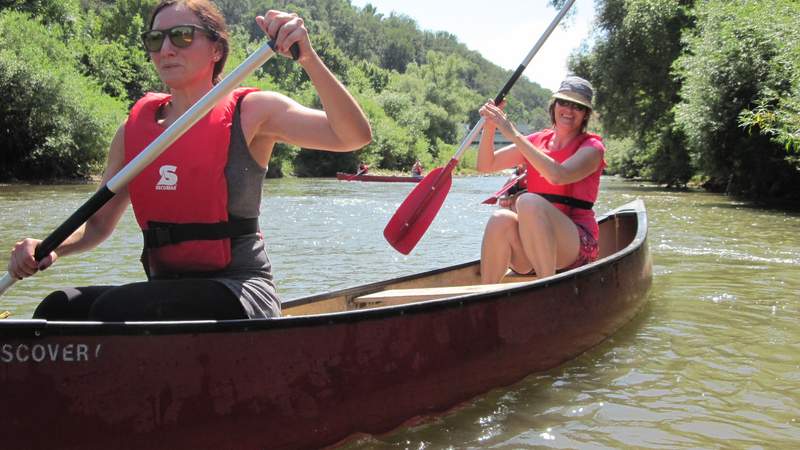 Kanufahrt auf dem Neckar & BBQ & Lagerfeuer