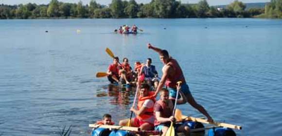 Team-Abenteuer Floßbau in Fulda