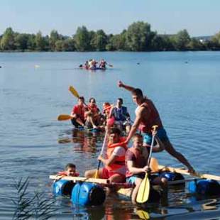 Team-Abenteuer Floßbau in Fulda