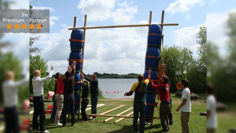 TeamEvent mit Floßbau