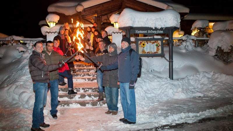 Weihnachtsfeier in Oberstdorf