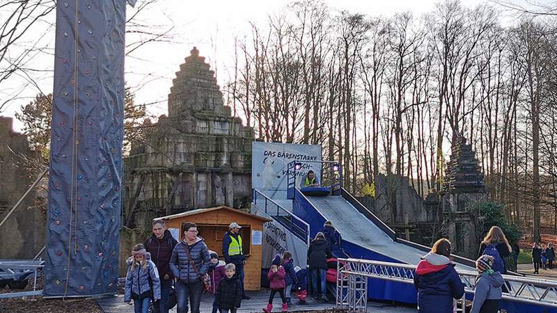 mobile rodelbahn, winter, weihnacht, firmenweihnacht