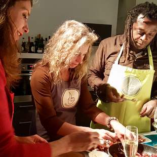Klettern und Kochen im Team = „Sport & Cook"