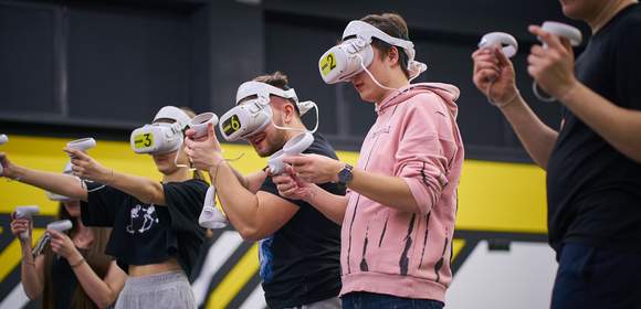 Free Walk Spiel in der VR Arena