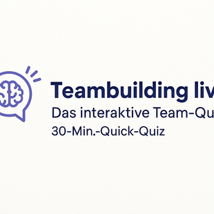 Team 5 Teambuilding live: Das 30-minütige Team-Quiz