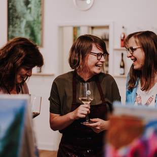 Christmas Drink & Paint Malsession