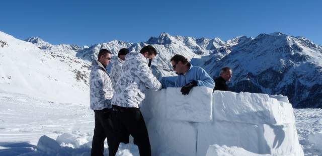 Iglubau-Workshop im Ötztal