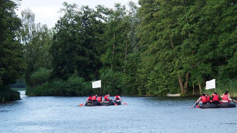 Gemeinsam auf dem Neckar