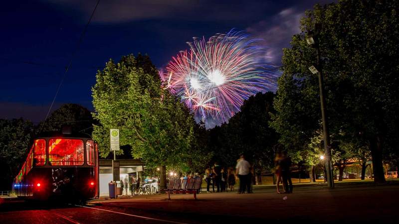 EventTram Feuerwerk