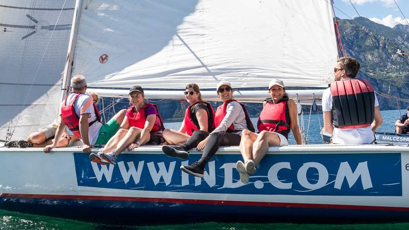 Regatta Racer Gardasee Segel - Erlebnis PUR