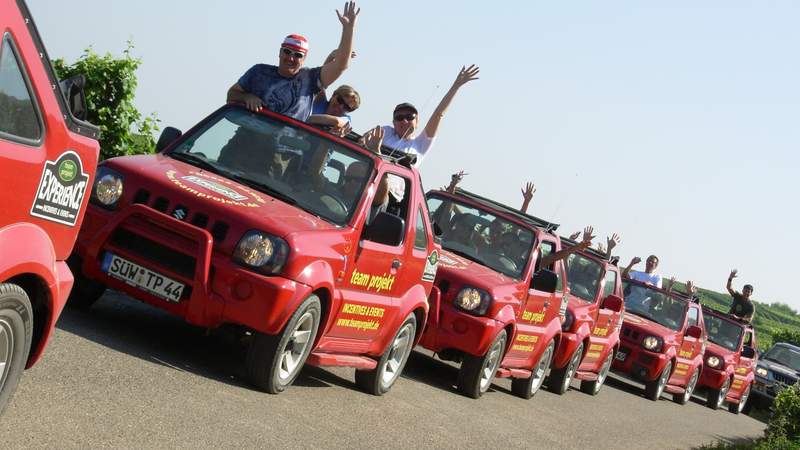 Wein-Safari mit Cabrio-Jeeps (pilotiert!)