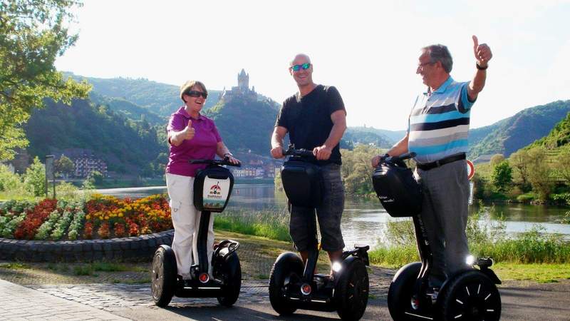 Segway an der Mosel & Einkehr beim Winzer