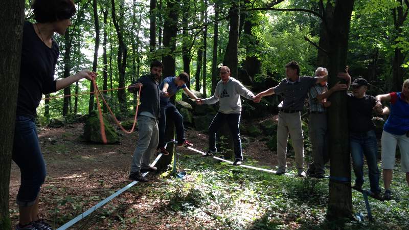 Outdoor Team Parcours am Waldsee