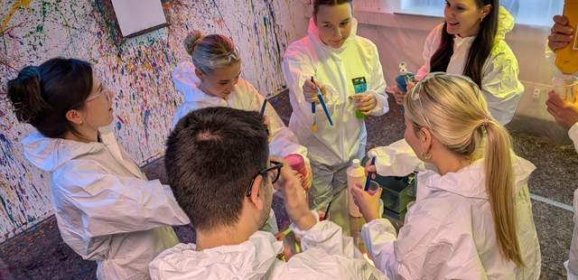 ART WAVE - Action Painting Teamevent