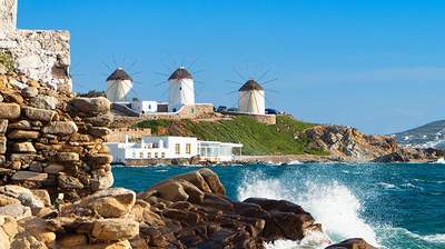 Incentive Reise Griechenland Mykonos Windmuehlen