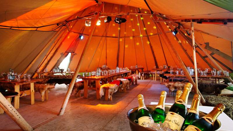 Outdoor Tipi Camp