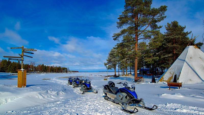 Wildnis-Abenteuer in Schwedisch Lappland