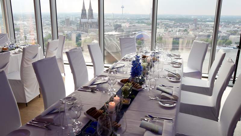 Galatisch mit Blick auf den Kölner Dom von oben