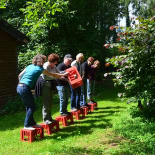 Fun-Olympiade mit Live-Fire-Cooking