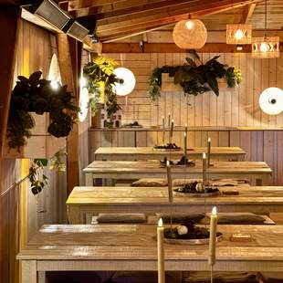 Hüttenflair am Strand