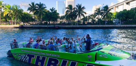 Thriller, Miami, South Beach, Florida, Speedboat
