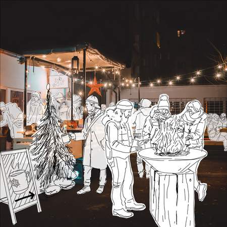 Privater Weihnachtsmarkt